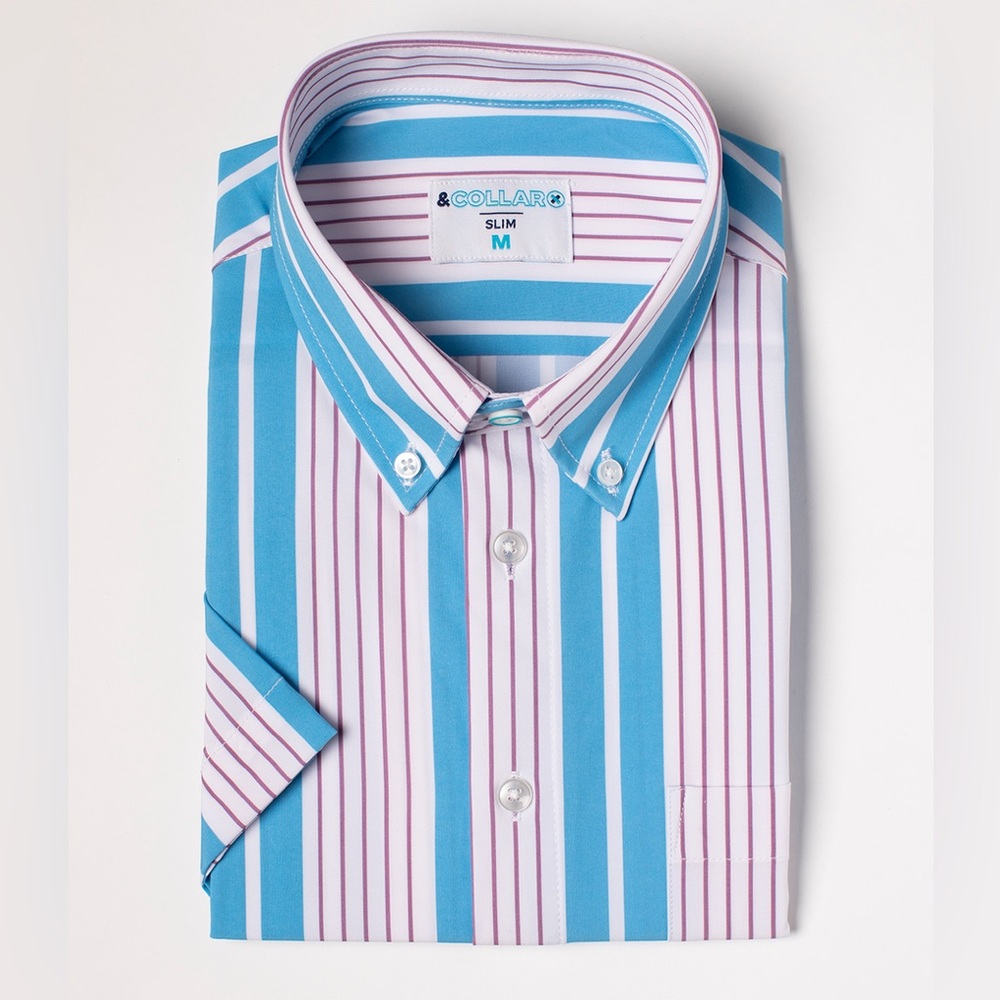 &collar Oceanside short sleeve shirt